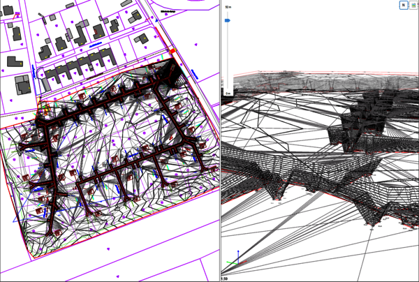 Grundlage für den Kanalbau sind Höhenmodelle und Pläne aus rmDATA GeoMapper.