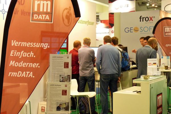 rmDATA Stand auf der INTERGEO