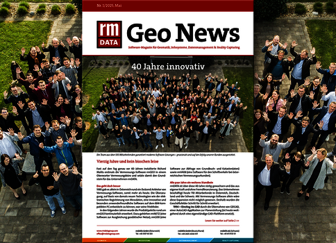 Firmenmagazin GeoNews, Ausgabe 1/2025, erschienen